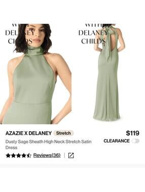 💚 Sage Green Formal Dress